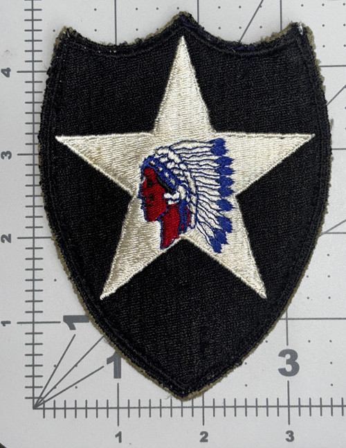 Off Uniform WW 2 US Army 2nd Infantry Division Patch Inv# K9143