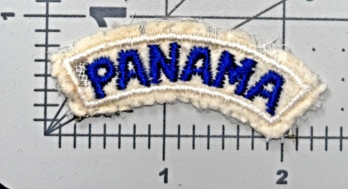 WW 2 US Army Panama Wool Tab Inv# K9216