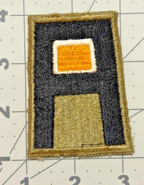 WW 2 US Army 1st Army White & Yellow Panel Signal Patch Inv# K6942