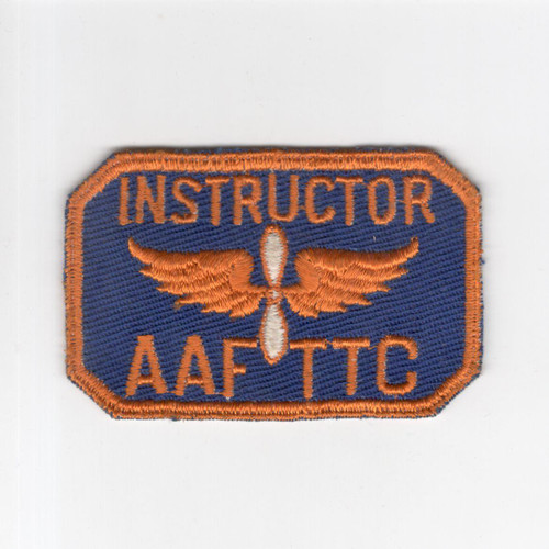 WW 2 US Army Air Instructor AAF TTC Patch Inv# F182