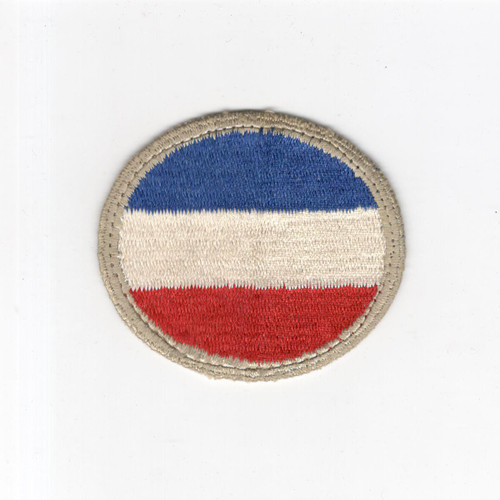 WW 2 US Army Ground Forces Silver Border Patch Inv# H711