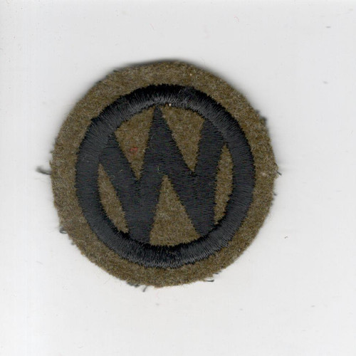 2" Pre WW 2 US Army 89th Infantry Division Wool Cap Patch Inv# G023