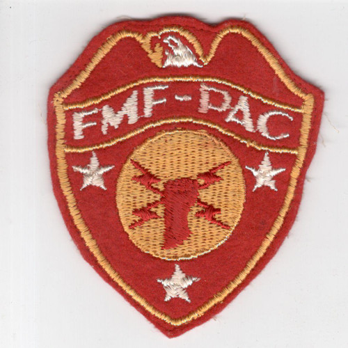 WW 2 USMC FMF-PAC Headquarters Wool Patch Inv# H962