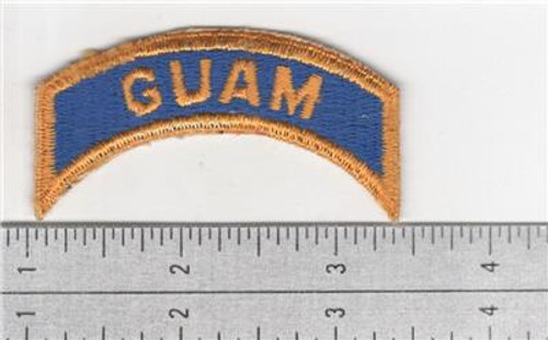 Original Cut Edge No Glow US Army Guam Tab Inv# S081