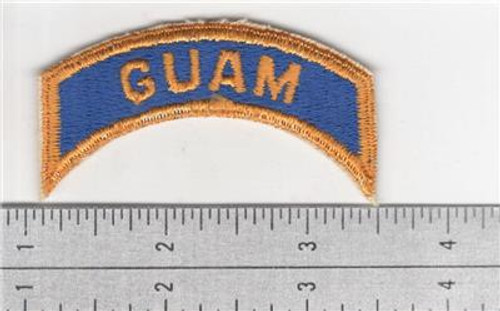 Original Cut Edge No Glow US Army Guam Tab Inv# S083