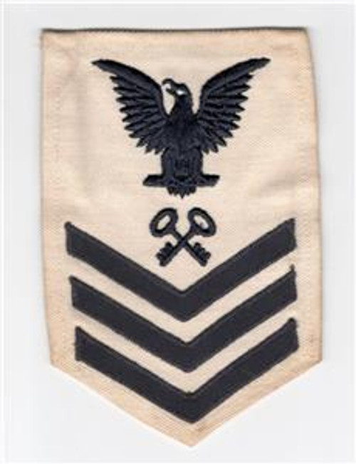 WW 2 US Navy 1st Class Storekeeper Twill Rate Patch Inv# J640