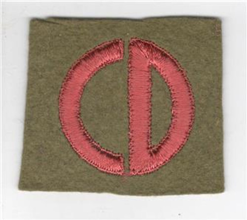 WW 1 US Army 85th Division 3" X 2-1/2" Patch Inv# Q356