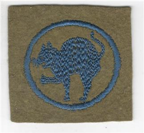 WW 1 US Army 81st Division 162nd Infantry Regiment 3" Patch Inv# Q399