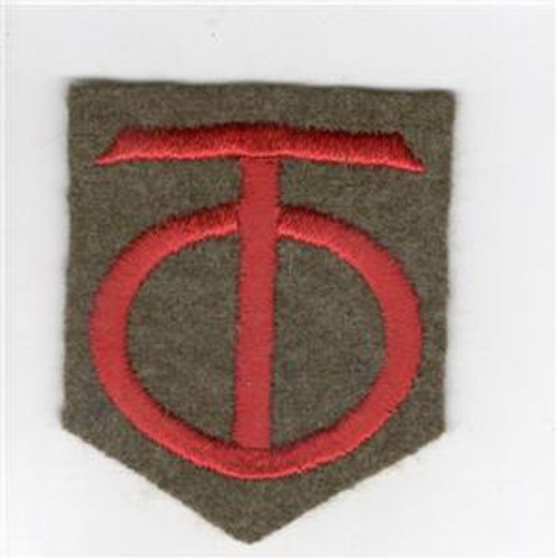 20's - 30's US Army 90th Division 2-1/2" X 2" Patch Inv# Q351