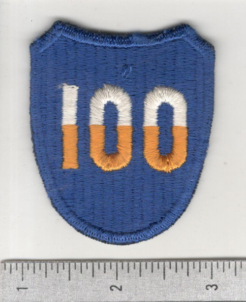 WW 2 US Army 100th Infantry Division Ribbed Weaved Patch Inv# C333