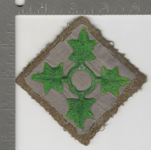 WW 1 US Army 4th Division 3rd Army of Occupation Patch Inv# K0525