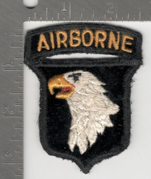 WW 2 US Army 101st Airborne Division Patch & Reattached Tab Inv# K0688