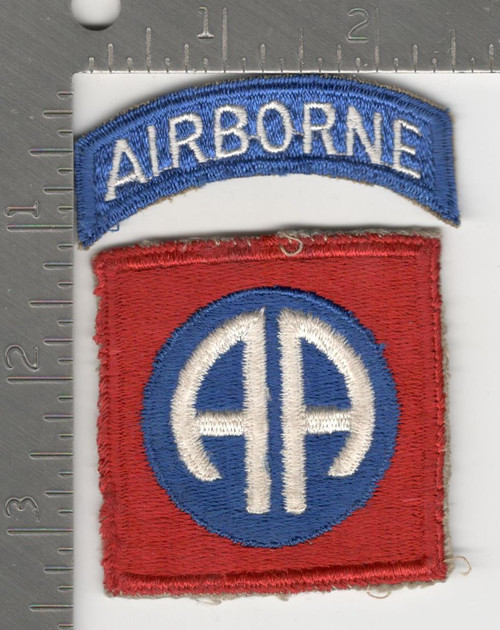 WW 2 US Army 82nd Airborne Patch & Tab Inv# K2731