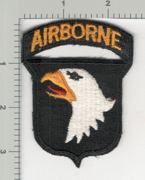 WW 2 US Army 101st Airborne Division Black Back Patch Inv# K2821