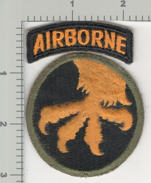 WW 2 US Army 17th Airborne Division Patch & Tab Inv# K2835