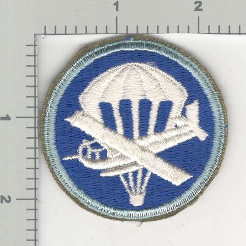 WW 2 US Army Enlisted Infantry Paratrooper Glider Garrison Cap Patch Inv# K2845