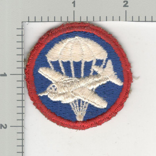 WW 2 US Army Enlisted Parachute / Glider Garrison Cap Patch Inv# K2863