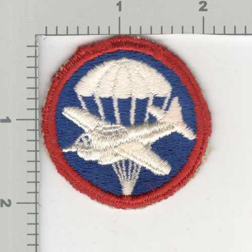 WW 2 US Army Enlisted Parachute / Glider Garrison Cap Patch Inv# K2864