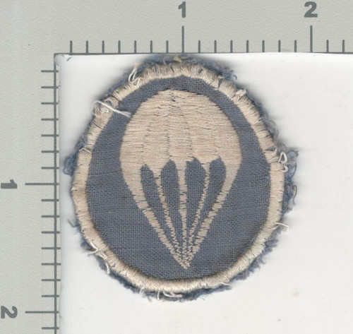 Theater Made WW 2 US Army Infantry Parachute Garrison Cap Patch Inv# K2909