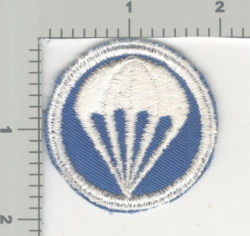 WW 2 US Army Infantry Parachute Garrison Cap Patch Inv# K2910