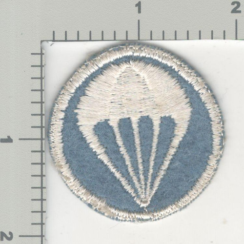 WW 2 US Army Infantry Parachute Garrison Cap Patch Inv# K2913