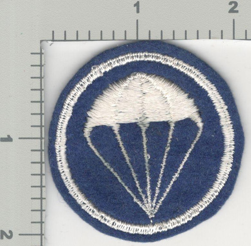 WW 2 US Army Infantry Parachute Garrison Cap Patch Inv# K2915
