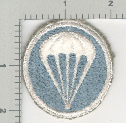 WW 2 US Army Infantry Parachute Garrison Cap Patch Inv# K2919