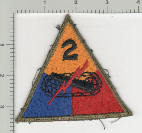 WW 2 US Army 2nd Armored Division Patch Inv# K1314