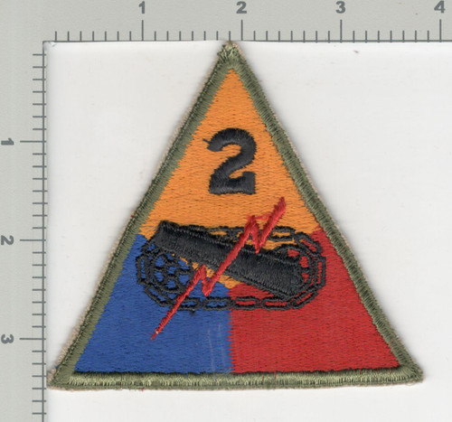 WW 2 US Army 2nd Armored Division Patch Inv# K1318