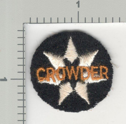 WW 2 US Army 7th Service Command Camp Crowder Garrison Cap Patch Inv# K3047