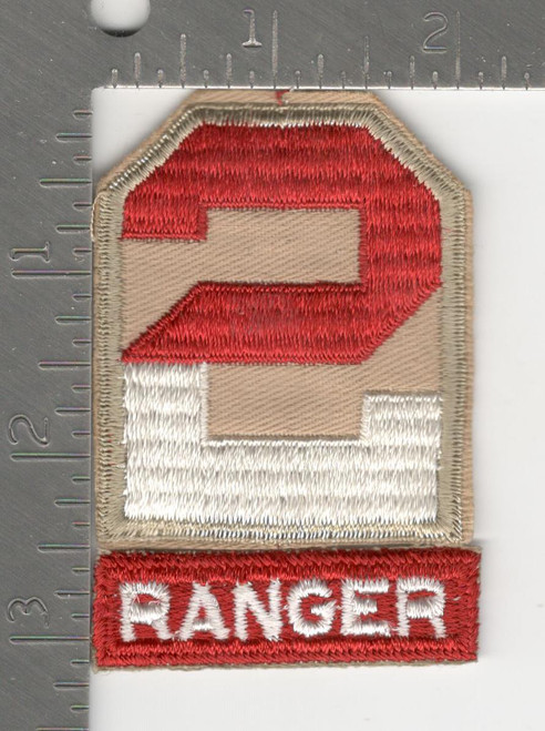 WW 2 US Army 2nd Army Ranger Training Patch & Tab Inv# K2648