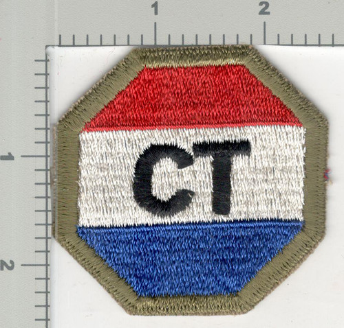 Mint Condition CT-08 1950 - 1963 Connecticut State Guard Patch Inv# K3103