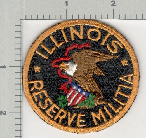 Mint Condition IL-01 1941 - 1947 Illinois Reserve Militia Patch Inv# K3099