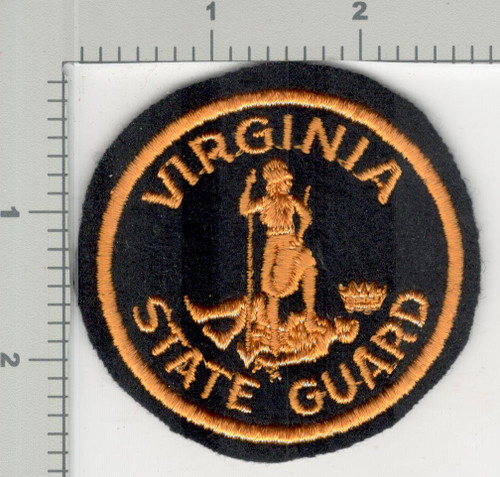 Mint Condition VA-03 1943 - 1947 Virginia State Guard Patch Inv# K3106
