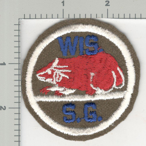 Mint Condition WI-01 1941 - 1947 Wisconsin State Guard Patch Inv# K3118