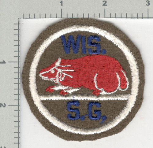 Mint Condition WI-01 1941 - 1947 Wisconsin State Guard Patch Inv# K3117