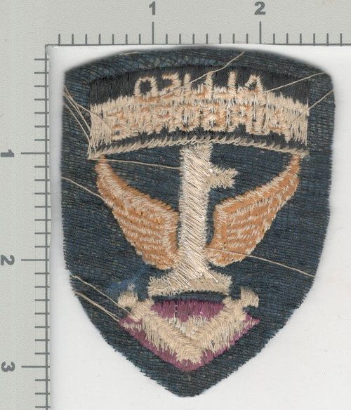 British Made WW 2 US Army 1st Allied Airborne Patch Inv# K3158