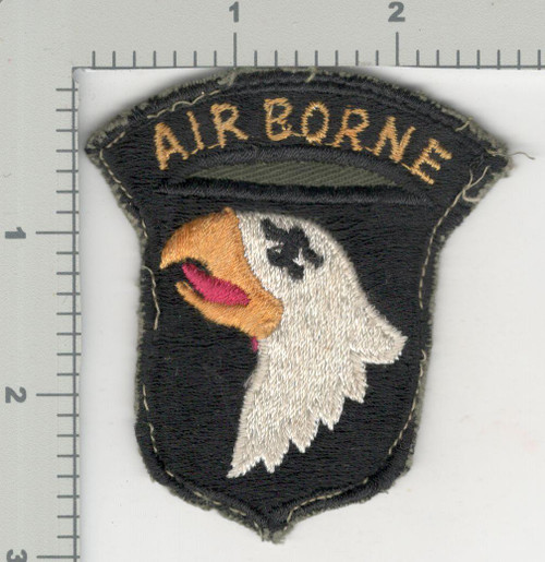 Killer One Piece Japanese Made Early 1960s 101st Airborne Patch Inv# K3187