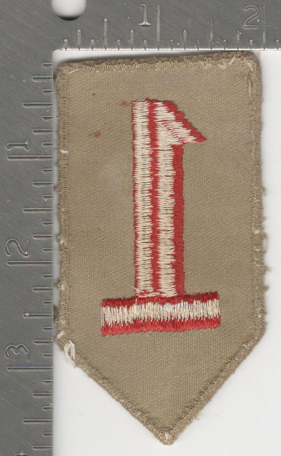 Pre WW 2 US Army 1st Infantry Division Twill Patch Inv# K0122