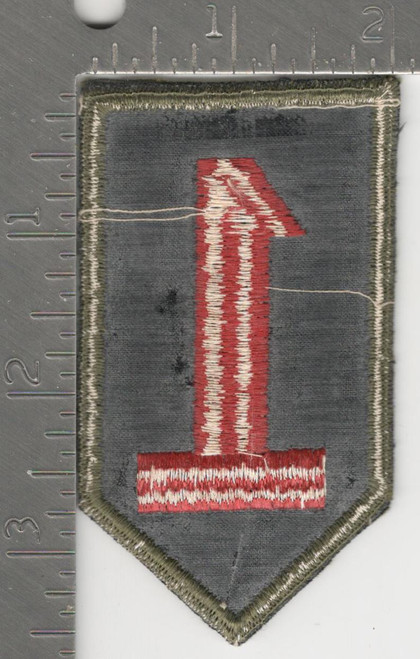 Pre WW 2 US Army 1st Infantry Division Twill Patch Inv# K0120