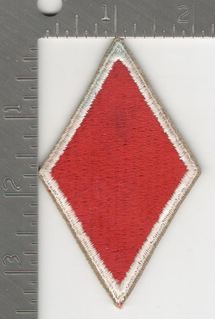 WW 2 US Army 5th Infantry Division White Border Patch Inv# K0318