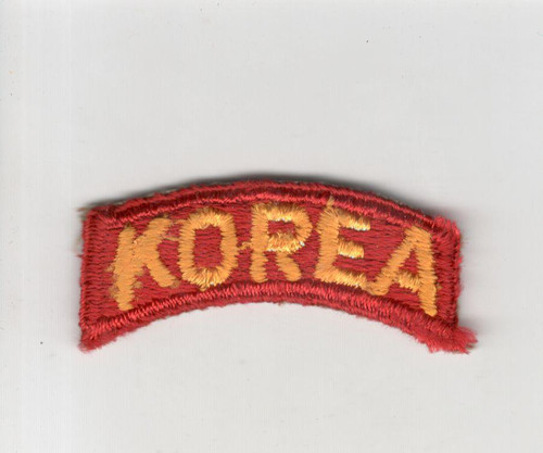 Original Cut Edge No Glow US Army Korea Tab Inv# S024