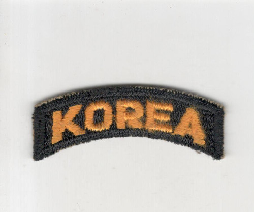 Original Cut Edge No Glow US Army Korea Tab Inv# S030