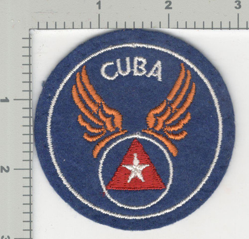 WW 2 US AAF Cuban Air Force Patch Wool Inv# K3476