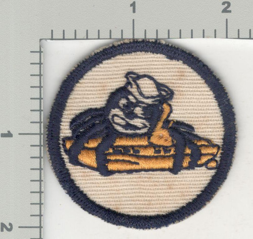 Rare WW 2 US Navy Net Tender Twill Patch Inv# K3991