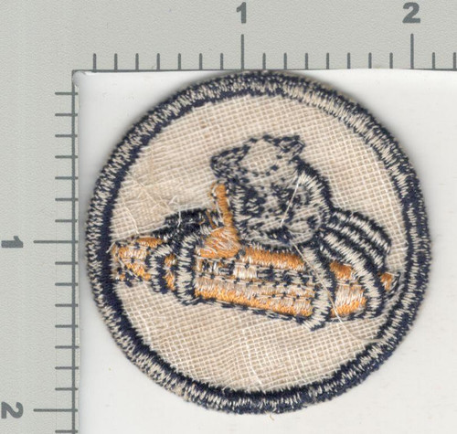 Rare WW 2 US Navy Net Tender Twill Patch Inv# K3991