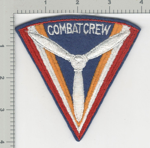 WW 2 US Army Air Forces Combat Crew Wool Patch Inv# K3550