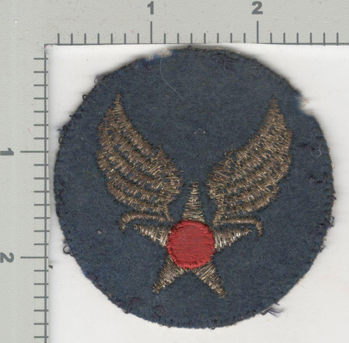 WW2 US Army Air Force Tinsel Bullion Wool Patch Inv# K3571