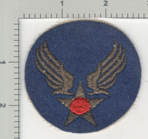 WW2 US Army Air Force Tinsel Bullion Wool Patch Inv# K3574