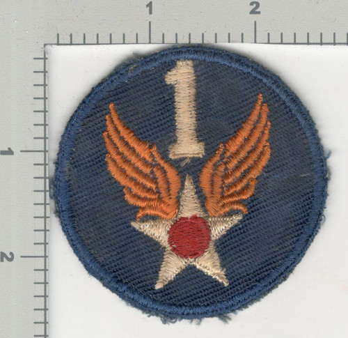 WW 2 US Army Air Force 1st Air Force Twill Patch Inv# K3600